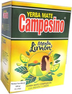 YERBA MATE CAMPESINO MENTA LIMON 500GR