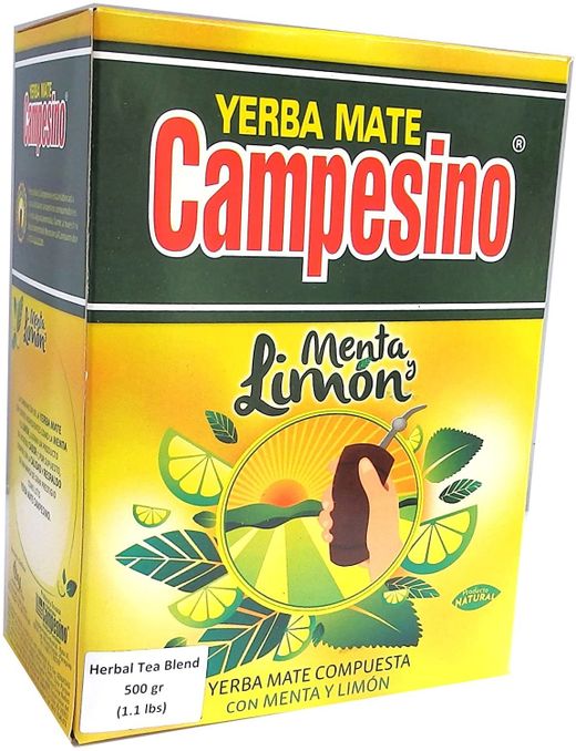 YERBA MATE CAMPESINO MENTA LIMON 500GR