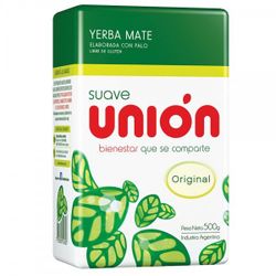 Yerba mate suave Unión 500G sin gluten
