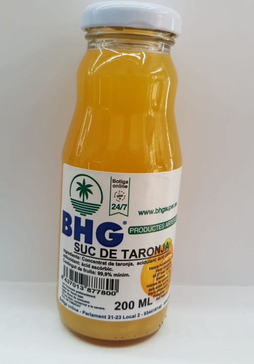 Zumo de Naranja BHG 200ml