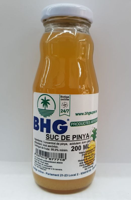 Zumo de Piña BHG 200ml
